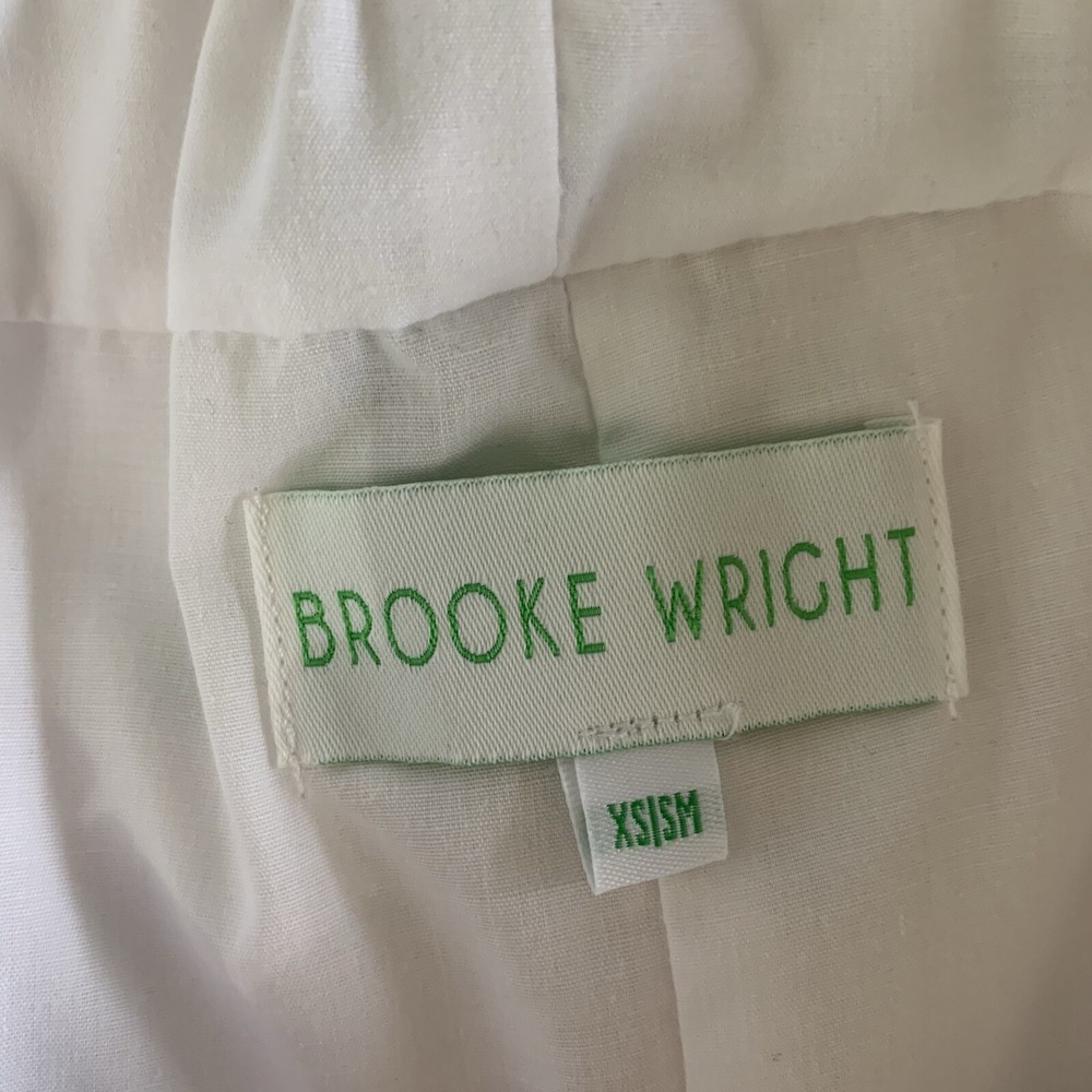 Brooke Wright Designs Dress XS S Small Summer Cotton Maxi Boho Resort - Picture 6 of 7